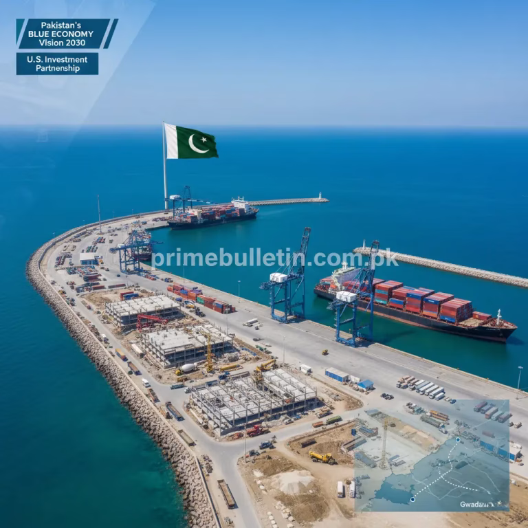 Pasni Deep-Sea Port Pakistan 2025 — new maritime project under Blue Economy Vision 2030 with U.S. investment and trade development in Balochistan